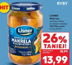 Lisner Makrela opiekane filety w zalewie octowej