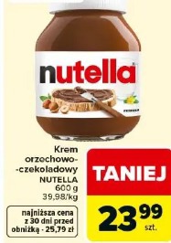 Krem orzechowo-czekoladowy NUTELLA