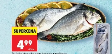 Świeża dorada patroszona Marinero