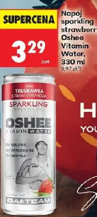 Napój sparkling strawberry Oshee Vitamin Water