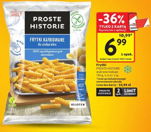 Frytki karbowane do piekarnika Proste Historie