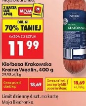Kiełbasa Krakowska Kraina Wędlin