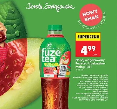 Napój niegazowany Fuzetea truskawka-melon