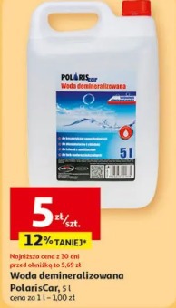 Woda demineralizowana PolarisCar, 5 l