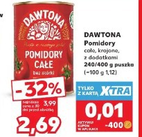 Dawtona pomidory całe, krojone, z dodatkami