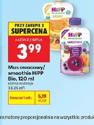 Mus owocowy/smoothie HiPP Bio