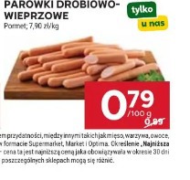 Parówki drobiowo-wieprzowe Pormet