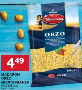 Makaron orzo Mediterranea