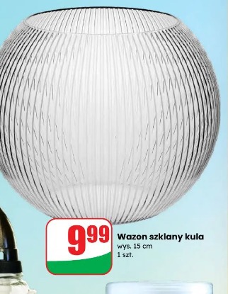 Wazon szklany kula
