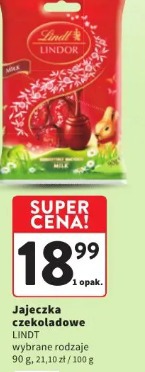 Jajeczka czekoladowe LINDT wybrane rodzaje