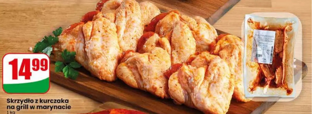 Skrzydło z kurczaka na grill w marynacie