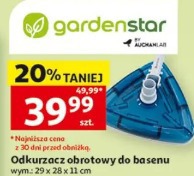 Odkurzacz obrotowy do basenu Gardenstar