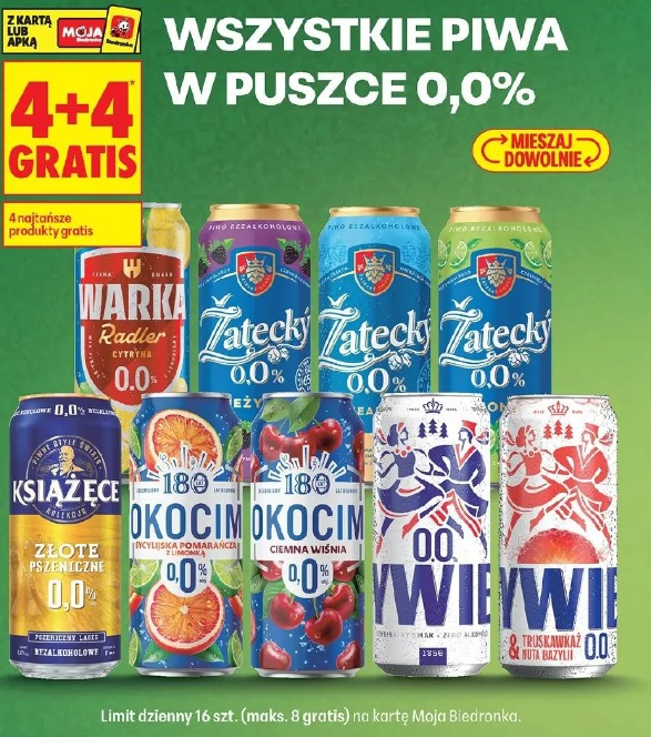 Wszystkie piwa w puszce 0,0%