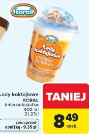 Lody koktajlowe KORAL krówka-kukułka 400 ml