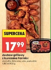 Zestaw grillowy z kurczaka Farmio: skrzydło dzielone, udo, podudzie