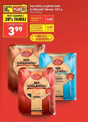 Ser żółty w plstrach Królewski Sierpc