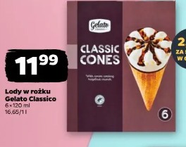 Lody w rożku Gelato Classico