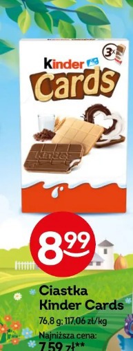 Ciastka Kinder Cards