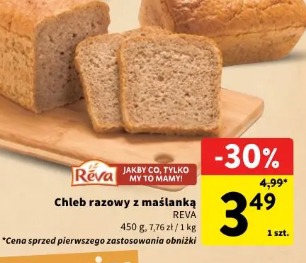 Chleb razowy z maślanką REVA