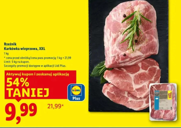 Rzeźnik Karkówka wieprzowa, XXL