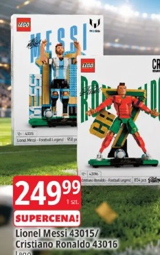 Lionel Messi 43015/ Cristiano Ronaldo 43016 Lego