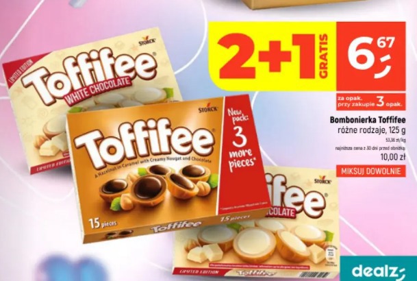 Bombonierka Toffifee różne rodzaje