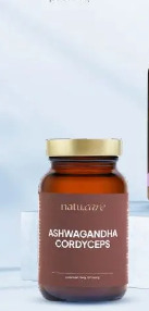 Natu.Care Ashwagandha & Cordyceps suplement diety z adaptogenami