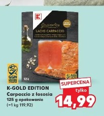 Carpaccio z łososia K-Gold Edition