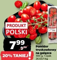 Pomidor truskawkowy na gałązce