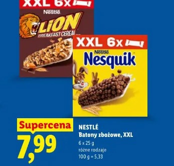Nestlé Batony zbożowe, XXL