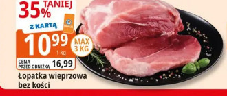 Łopatka wieprzowa bez kości