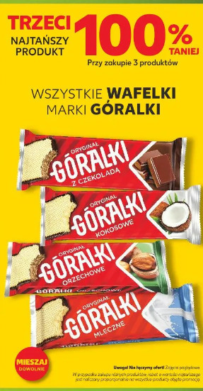 Wszystkie wafelki marki Góralki