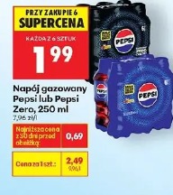 Napój gazowany Pepsi lub Pepsi Zero