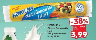 Henglein Ciasto francuskie light