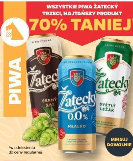Wszystkie piwa Žatecký trzeci, najtańszy produkt