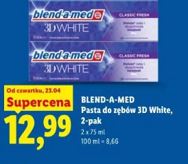 Blend-a-med Pasta do zębów 3D White, 2-pak
