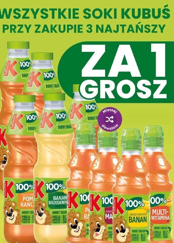 Wszystkie soki Kubuś