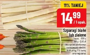 Szparagi białe lub zielone