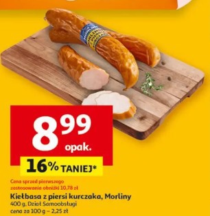 Kiełbasa z piersi kurczaka Morliny