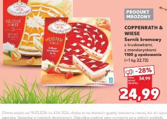 Coppenrath & Wiese Sernik kremowy z truskawkami, z mandarynkami