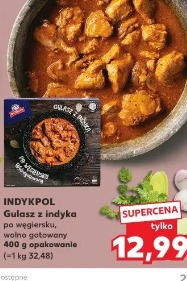 Indykpol Gulasz z indyka w węgiersku