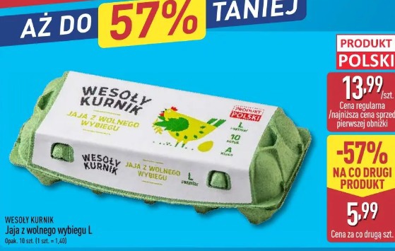 Jaja z wolnego wybiegu L