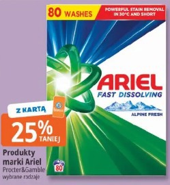 Produkty marki Ariel Procter&Gamble