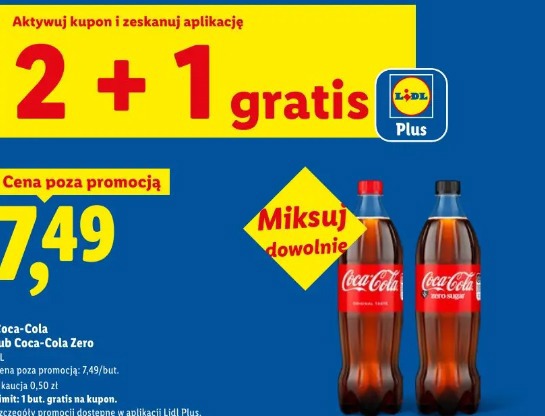 Coca-Cola lub Coca-Cola Zero