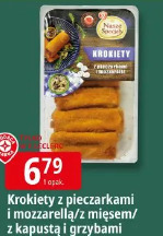 Krokiety z pieczarkami i mozzarellą/z mięsem/z kapustą i grzybami