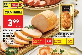Filet z kurczaka o smaku maślanym pieczony Biedronka