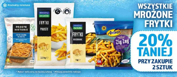 Wszystkie mrożone frytki