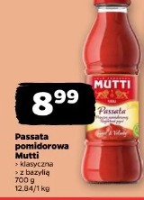 Passata pomidorowa Mutti klasyczna z bazylią