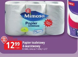 Papier toaletowy 4-warstwowy Mimosa