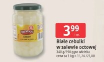 Białe cebulki w zalewie octowej Rustica